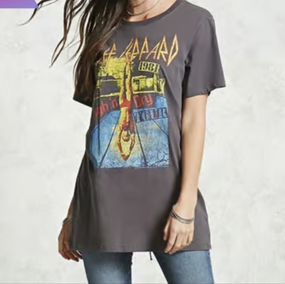 Forever 21 Def Leppard M. Band Shirt